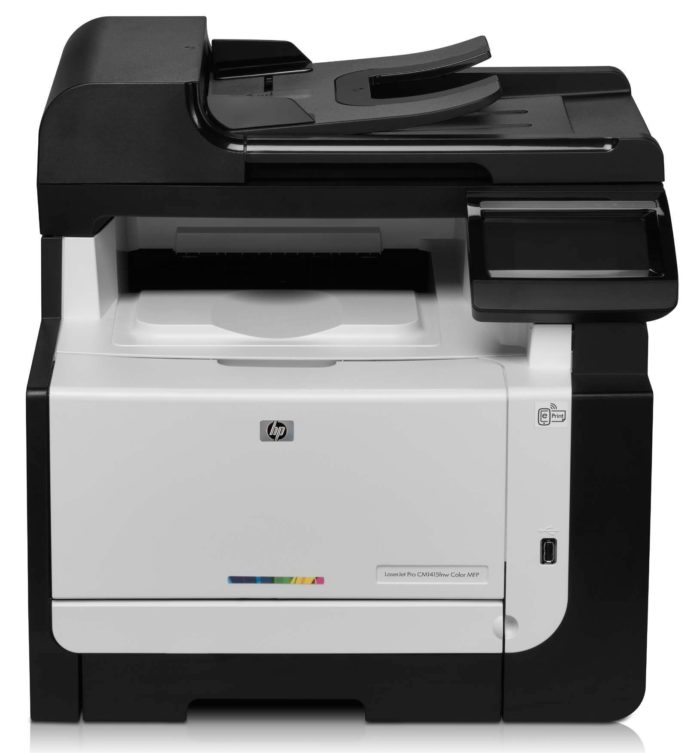 Принтер HP LaserJet Pro CM1415fnw Color Multifunction Printer