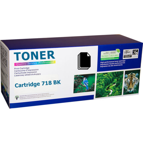 Canon Cartridge 718BK Black (CRG-718BK) съвместима тонер касета