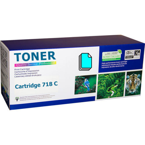 Canon Cartridge 718C Cyan (CRG-718C) съвместима тонер касета