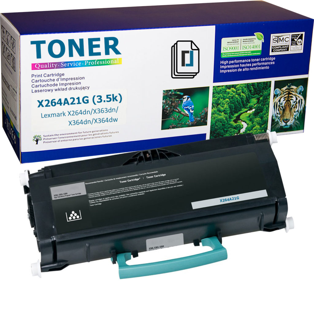 НОВИ тонер касета и барабан за Lexmark X363dn