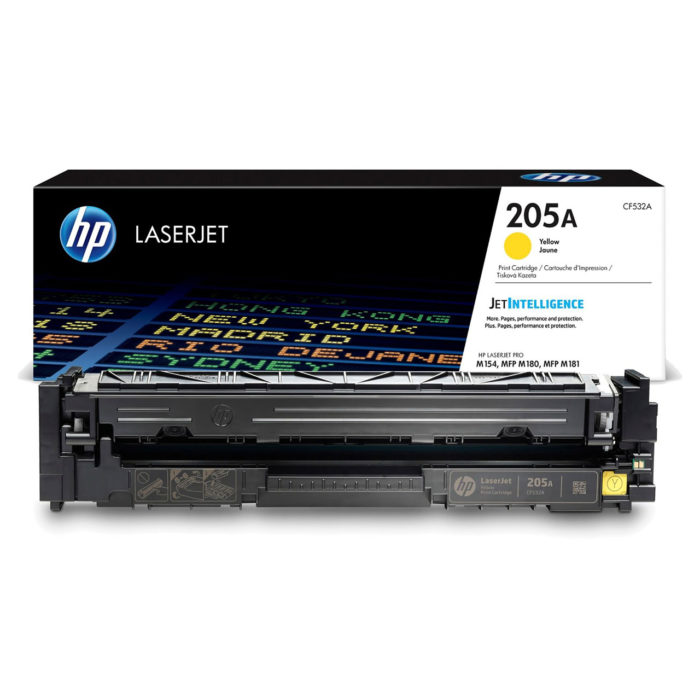 HP 205A Yellow, CF532A Toner Cartridge