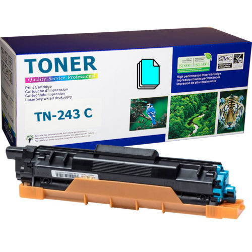 Toner cartridge replacement for Brother TN-243C
