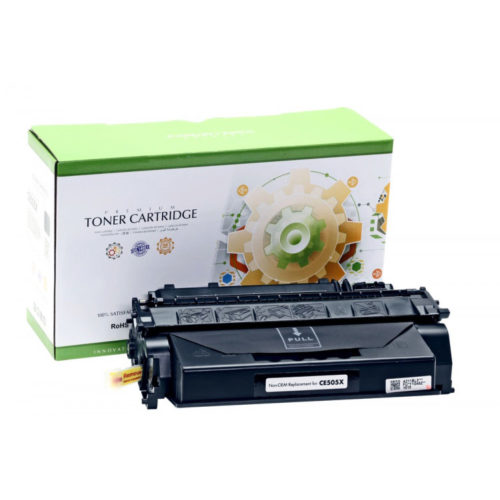 Static Control® toner cartridge replacement for HP CE505X, 05X