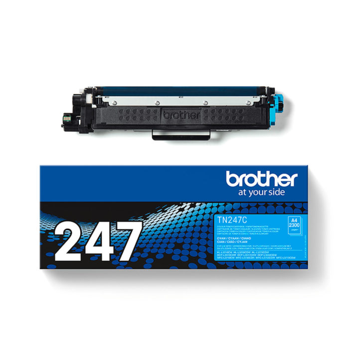 OEM toner cartridge HP Brother TN-247C Cyan