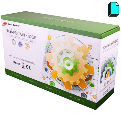 Static Control® toner cartridge replacement for Canon 054 Cyan
