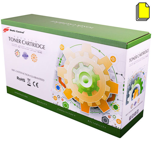 Static Control® toner cartridge replacement for Canon 054 H Yellow