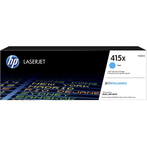 OEM toner cartridge HP 415X Cyan (W2031X)