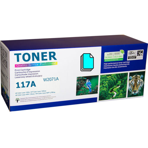 Compatible HP 117A Cyan, W2071A toner cartridge