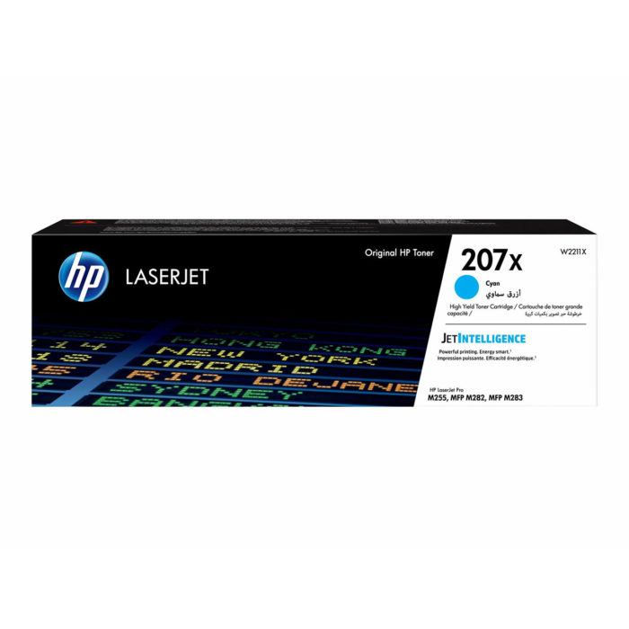 OEM toner cartridge HP 207X Cyan (W2211X)