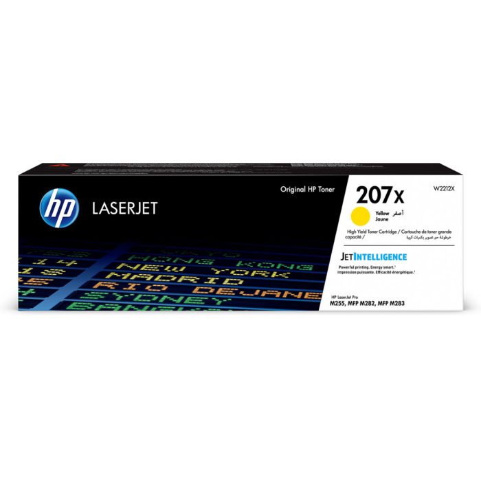 OEM toner cartridge HP 207X Yellow (W2212X)