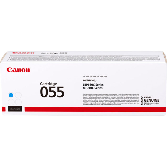 OEM toner cartridge Canon 055 Cyan