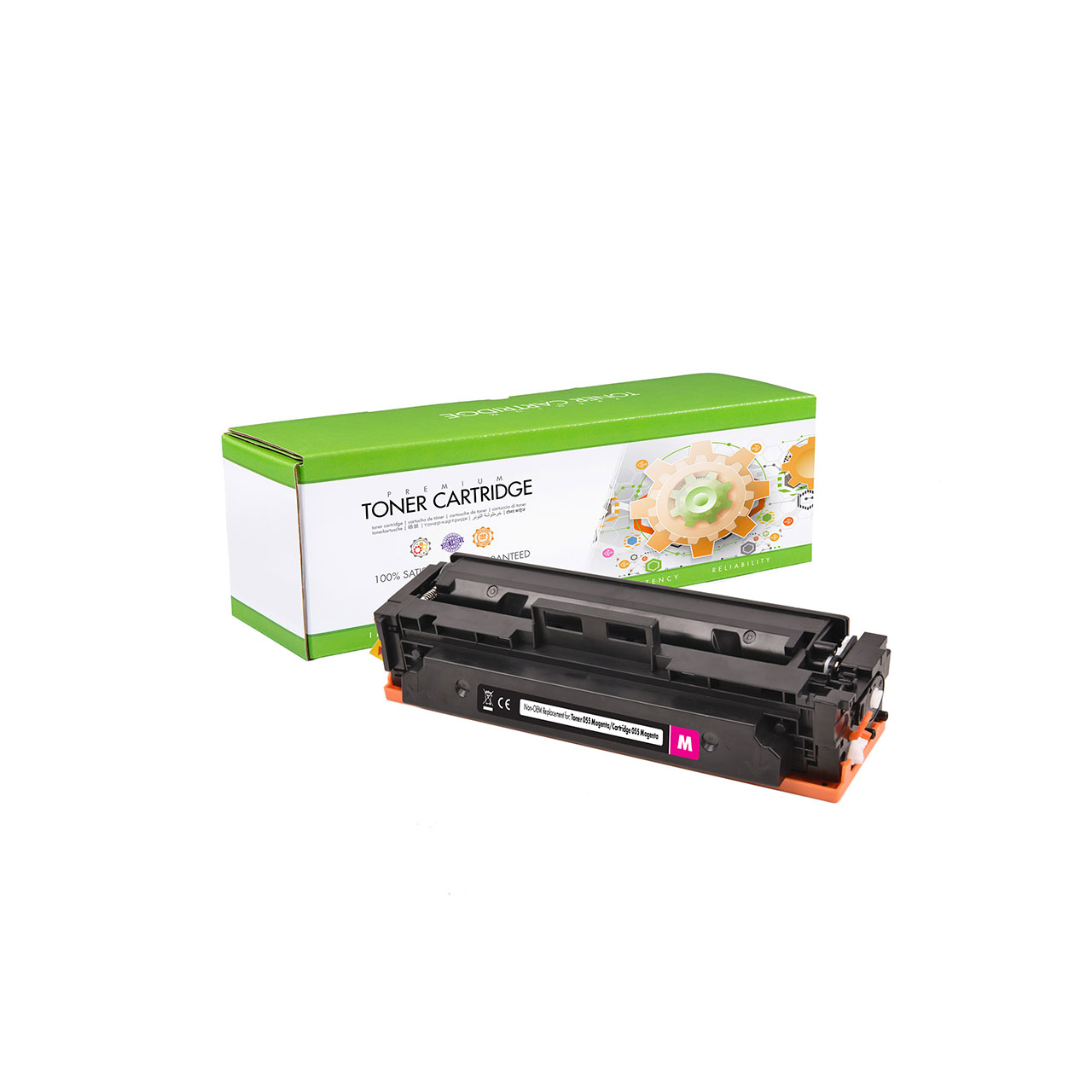 Static Control® toner cartridge replacement for Canon 055 Magenta