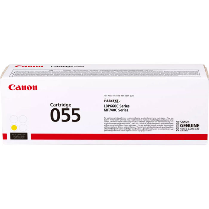 OEM toner cartridge Canon 055 Yellow