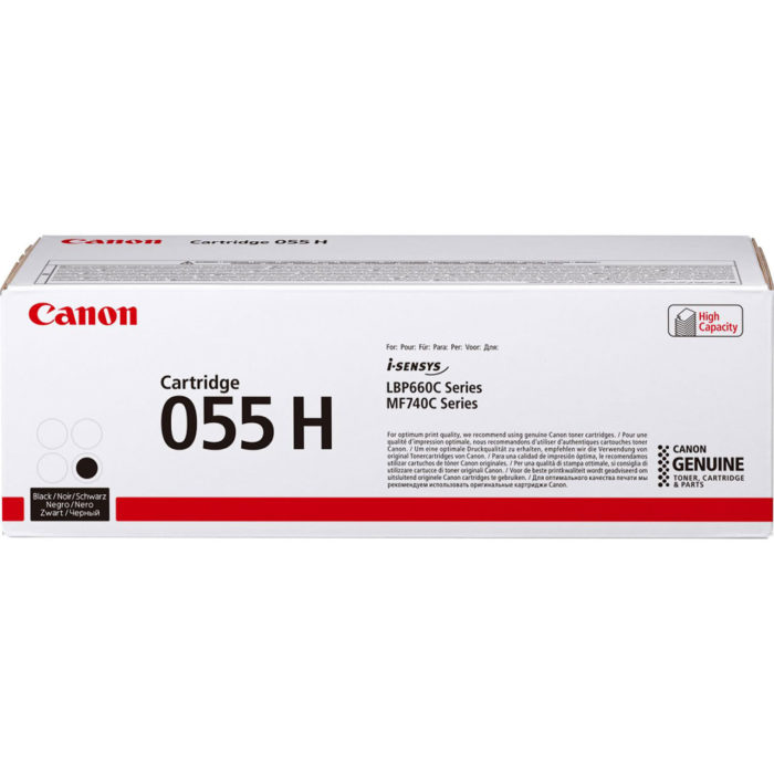 OEM toner cartridge Canon 055H Black