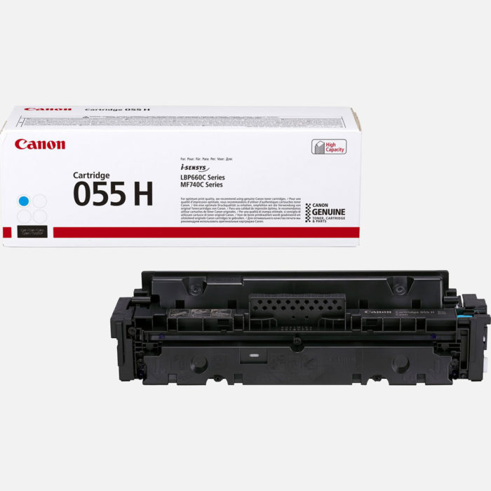 OEM toner cartridge Canon 055H Cyan