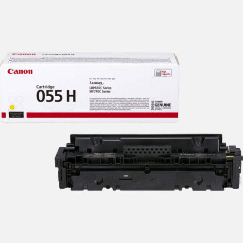 OEM toner cartridge Canon 055H Yellow