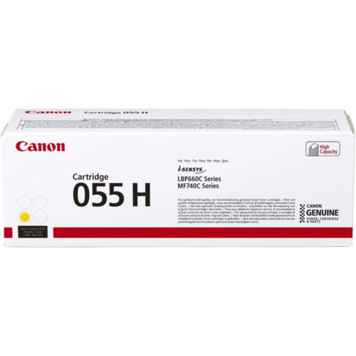 OEM toner cartridge Canon 055H Yellow