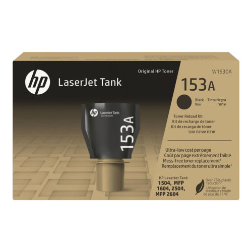 Original LaserJet tank toner reload kit HP 153A Black (W1530A)