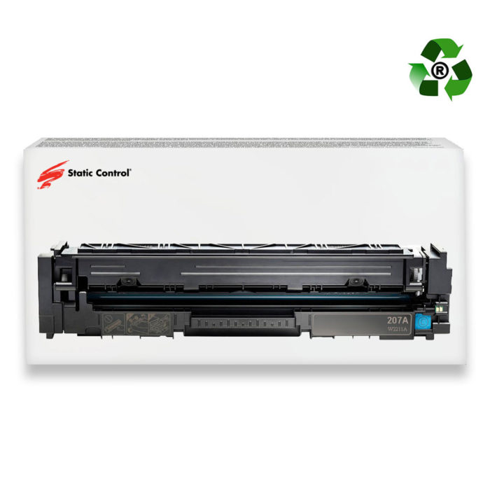 Recycled OEM toner cartridge HP 207A Cyan (W2211A)